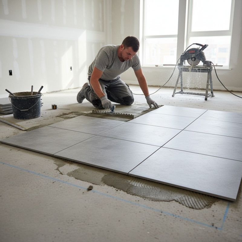 Mosaic Tile Floor Installation in Annapolis, MD