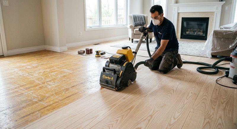 Oak Floor Refinishing in Overland Park, KS